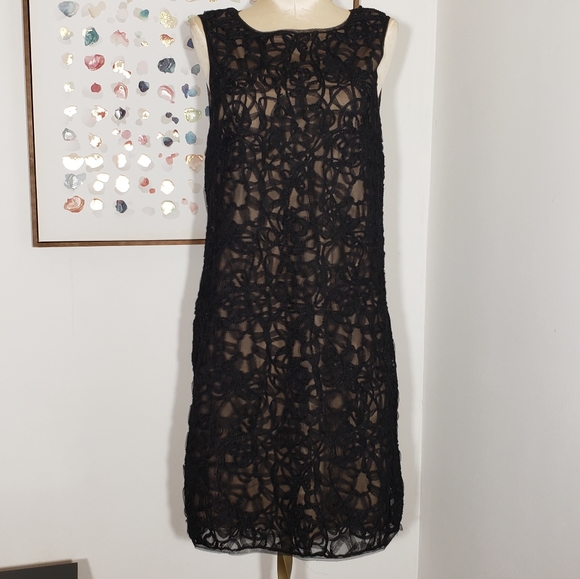 Max Studio Dresses & Skirts - Max studio black lace & sequin dress size Small